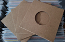 7" brown cardboard sleeve