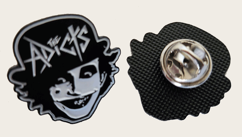 metal pin - THE ADICTS - Joker