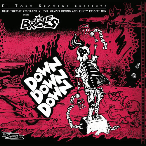 BRIOLES - Down Down Down - 7inch EP (pink vinyl)