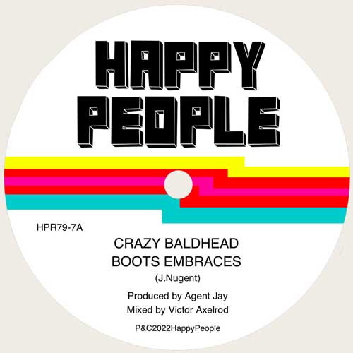 CRAZY BALDHEAD - Boots Embraces / Boots in Dub - 7inch