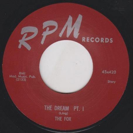 Fox - The Dream Pt1./Pt.2 - RnB repro 7inch