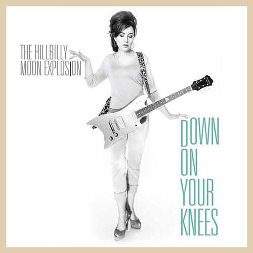 HILLBILLY MOON EXPLOSION - Down On Your Knees // Midnight Blues - 7inch (col. vinyl)