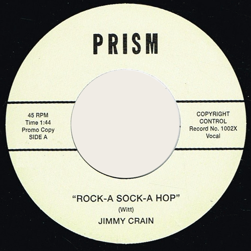 JIMMY CRAIN - Rock-A Sock-A-Hop // I'm Gonna Get Ya - 7inch