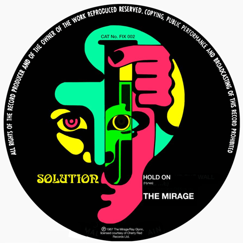 MIRAGE - Hold On // Tomorrow Never Know - 7inch