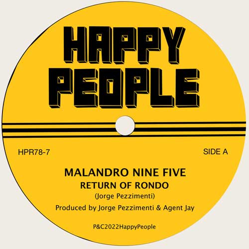 MALANDRO NINE FIVE - Return Of Rondo // Adrian's Wall - 7inch