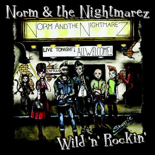 NORM & the NIGHTMAREZ - Wild'n'Rockin' - 7inch EP (col. vinyl)