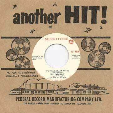 THE PARAGONS - We Were Meant To Be // Acappella version - 7"