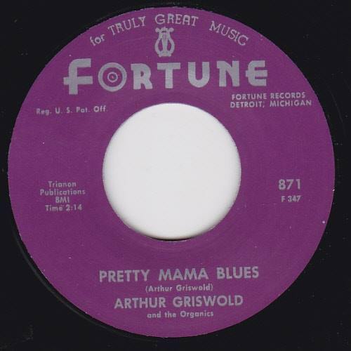 Arthur Griswold - Pretty Mama Blues // Trying For A Future - 7" - Copasetic Mailorder