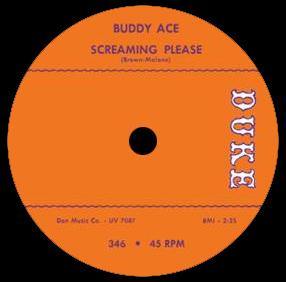 Buddy Ace - Screaming Please // What Can I Do - 7" - Copasetic Mailorder