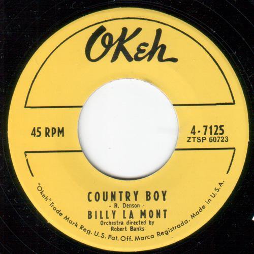 Billy Lamont - Country Boy // Can't Make It By Myself - 7" - Copasetic Mailorder
