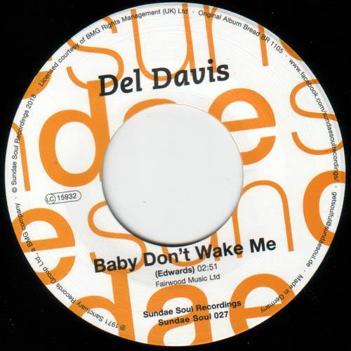 Del Davis - Baby Don't Wake Me // Chosen Few - Wandering - 7" - Copasetic Mailorder