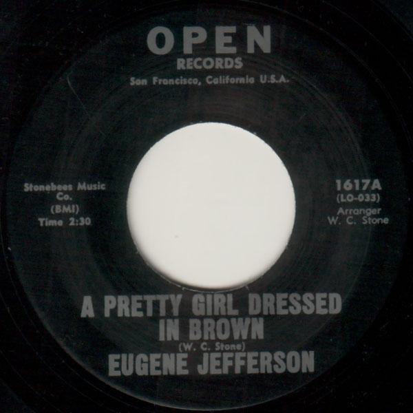 Eugene Jefferson - A Pretty Girl Dressed In Brown // High Pressure Blues - 7" - Copasetic Mailorder