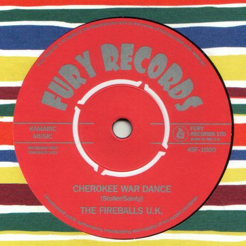 Nikki Pappas - The Pitch And Toss // Fireballs U.K. - Cherokee War Dance - 7" - Copasetic Mailorder