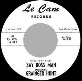 Grainger Hunt - Noah // Say Boss Man  - 7" - Copasetic Mailorder