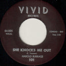 Harold Burrage - She Knocks Me Out // A Heart - 7" - Copasetic Mailorder