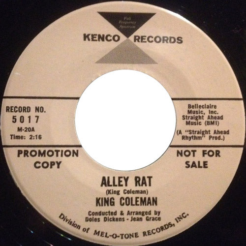 King Coleman - Alley Rat // Dressed In Plait - 7"