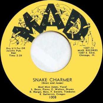 Mad Man Jones - Snake Charmer // Yeah! - 7" - Copasetic Mailorder