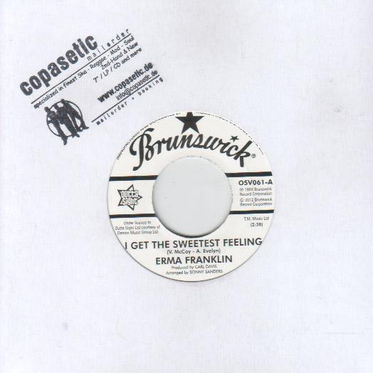 Erma Franklin - I Get The Sweetest Feeling // Laverne Baker - I'm The One To Do It - 7" - Copasetic Mailorder