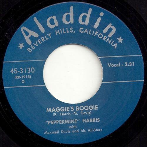 PEPPERMINT HARRIS – MAGGIES BOOGIE // I GOT LOADED - 7" - Copasetic Mailorder