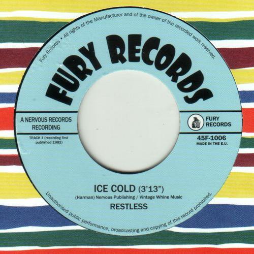 RESTLESS - Ice Cold // Long Black Shiny Car - 7" - Copasetic Mailorder