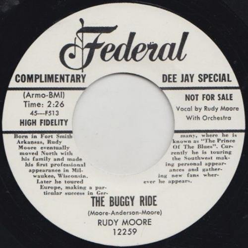 RUDY MOORE - BUGGY RIDE / RING A-LING DONG - 7" - Copasetic Mailorder