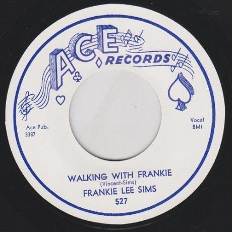 Frankie Lee Simms ö Walking With Frankie - RnB repro 7inch