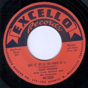 Vince Monroe - Give It Up // Guitar Gable - Guitar Rhumbo - 7" - Copasetic Mailorder