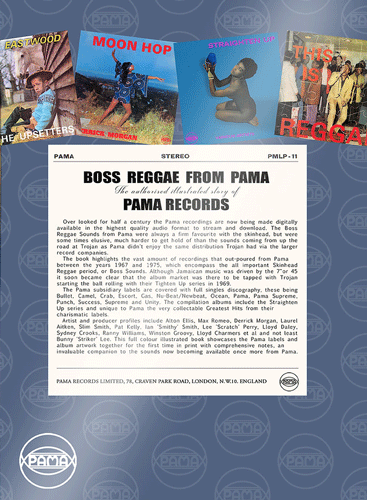 STRAIGHTEN UP! Boss Reggae from Pama - book (back)