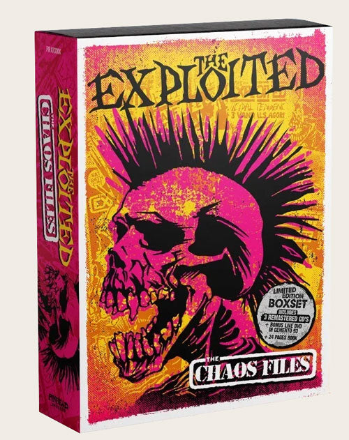 EXPLOITED - The Chaos Files - 3x CD Box + DVD
