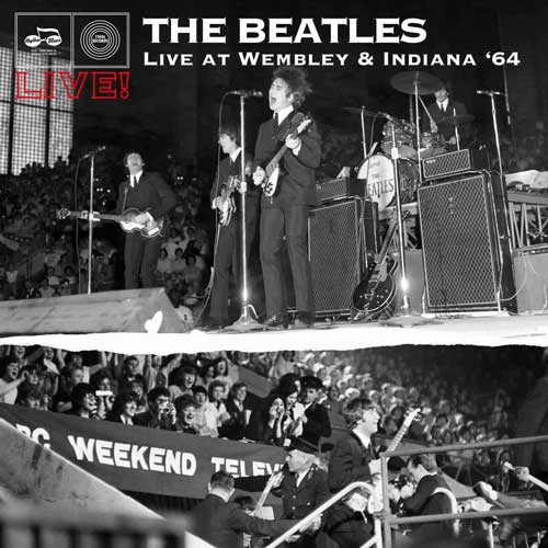BEATLES - Live At Wembley & Indiana '64 - LP