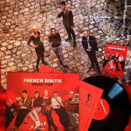 FRENCH BOUTIK - Front Pop - LP (available in diff. colors) - Copasetic Mailorder