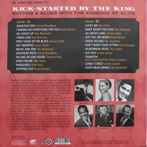 V.A. - Kick-Started by the King - LP backsleeve