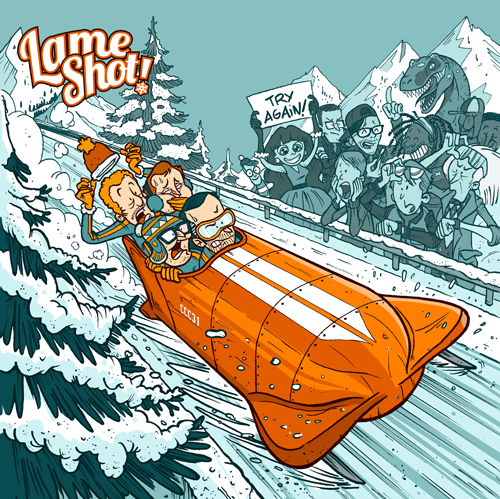 LAME SHOT! - Try Again - LP (col. vinyl)