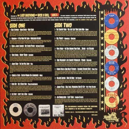 Various - THE LAST BASTIONS of ROCK'n'ROLL Vol.2 - LP ltd. edition (backsleeve)