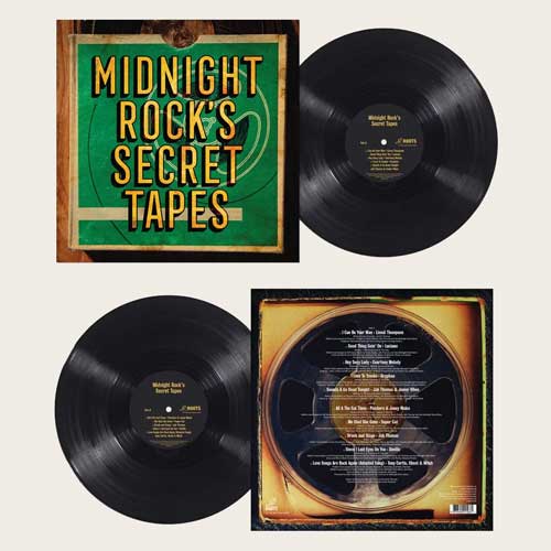 Various - MIDNIGHT ROCK'S SECRET TAPES - LP (sleeve damaged)
