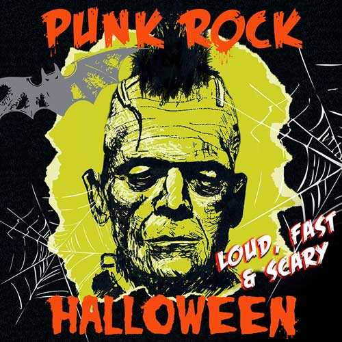Various - PUNK ROCK HALLOWEEN : Loud Fast & Scary - LP (orange vinyl)