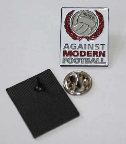 metal pin - AGAINST MODERN FOOTBALL