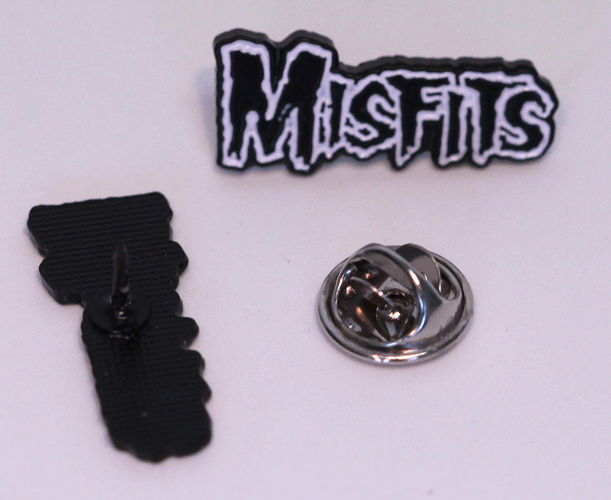 metal pin - THE MISFITS (black/white)
