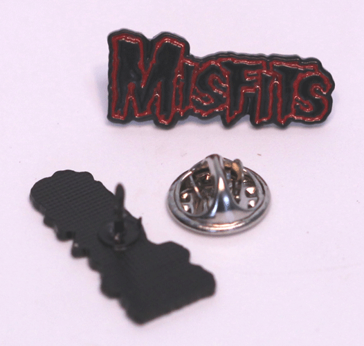 metal pin - THE MISFITS (available in black and red) - Copasetic Mailorder