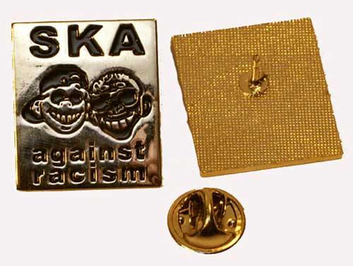 metal pin - SKA AGAINST RACISM