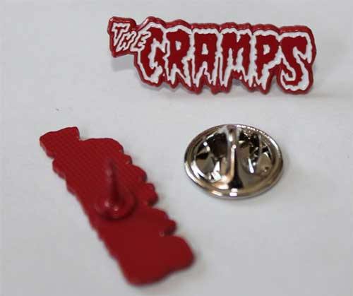 metal pin - THE CRAMPS (red)