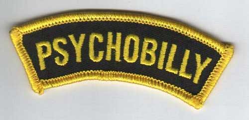 PSYCHOBILLY - embroidered patch