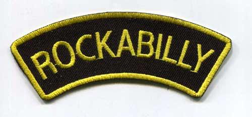 ROCKABILLY - embroidered patch