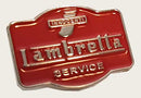 metal pin - LAMBRETTA SERVICE (diff. col. available)