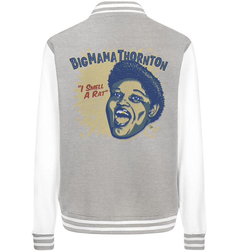 BIG MAMA THORNTON by Johnny Montezuma - College Jacket - Copasetic Mailorder