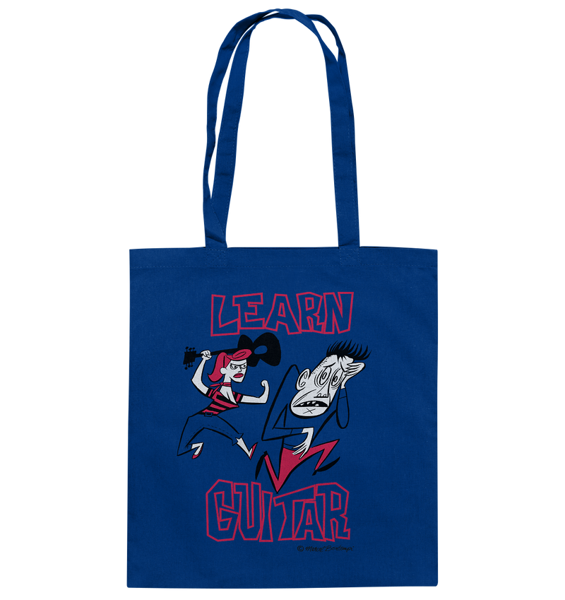 Learn Guitar by Marcel Bontempi - tote bag - Baumwolltasche - Copasetic Mailorder