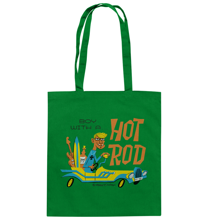 Boy with a Hot Rod by Marcel Bontempi - tote bag - Baumwolltasche - Copasetic Mailorder