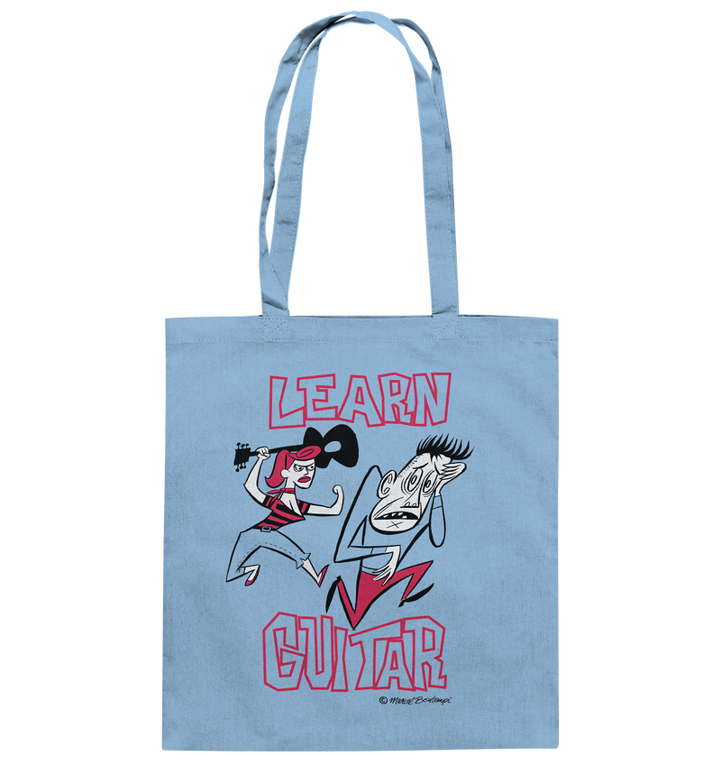 Learn Guitar by Marcel Bontempi - tote bag - Baumwolltasche - Copasetic Mailorder