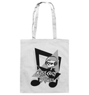 MAYBE CRAZY RECORDS LOGO - Bolsa de algodón - bolso de mano