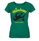 THE PHANTOMS by MARCEL BONTEMPI - (YOUR TOWN - to be personalized) - T-shirt - Ladies Organic Shirt - 100% cotton - Copasetic Mailorder